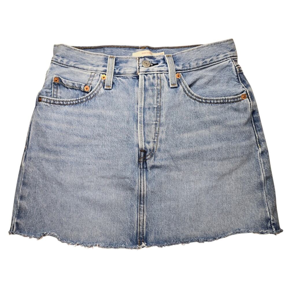 Levis Denim Icon Mini Skirt Size 25 Waist